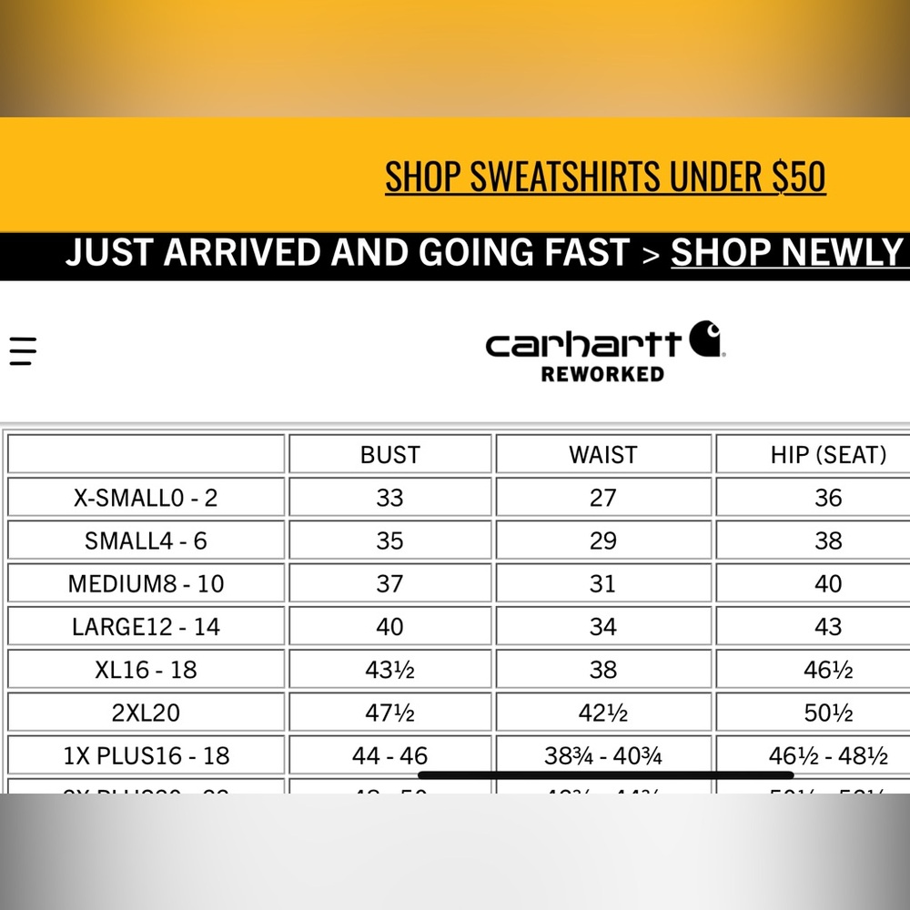 Carhartt Women's Original Fit Blaine Jean size 8S - Picture 4 of 10